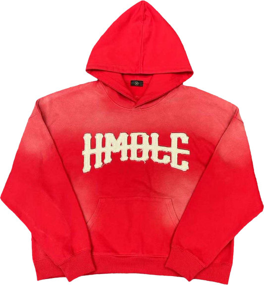RED SUN FADED HOODIE